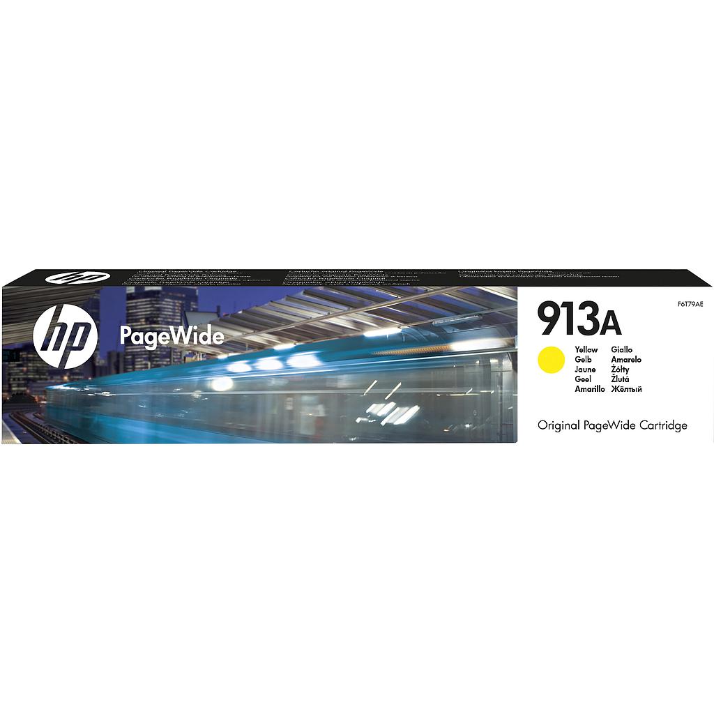 HP ( HEWLETT PACKARD ) - 913A Yellow ORIGINALES PageWide Cartridge () (Ref.F6T79AE)