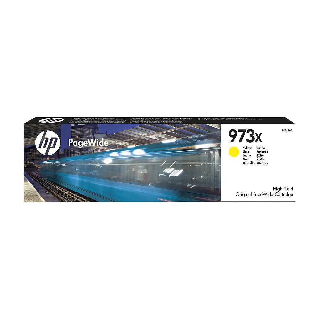 HP ( HEWLETT PACKARD ) - 973X High Yield Yellow ORIGINALES PageWide Cartridge () (Ref.F6T83AE)