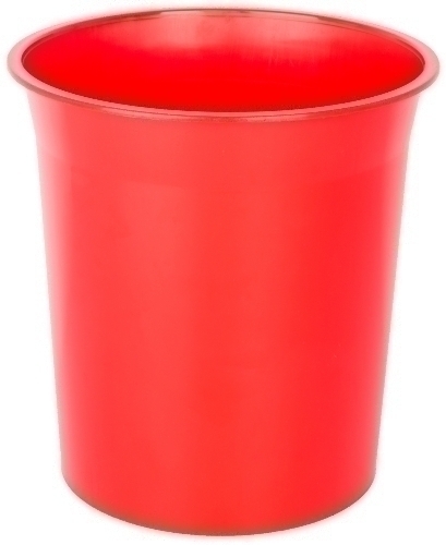 OLEF - PAPELERA PLASTICO CERRADA 16 LITROS ROJA (Ref.POPRO/2001 RJ)