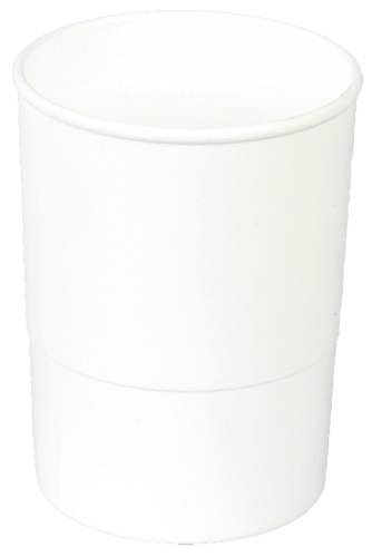 OLEF - PORTA LAPICES PLASTICO REDONDO BLANCO (Ref.PLOPBL/790BL)