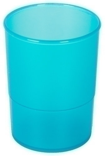 OLEF - PORTA LAPICES PLASTICO REDONDO TRASLUCIDO AZUL (Ref.PLTRAZ/790 AZ TL)