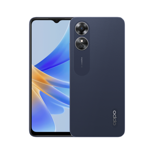 OPPO - A17 16,7 cm (6.56") Ranura híbrida Dual SIM Android 12 4G MicroUSB 4 GB 64 GB 5000 mAh Negro (Canon L.P.I. 1,1€ Incluido) (Ref.6053904)