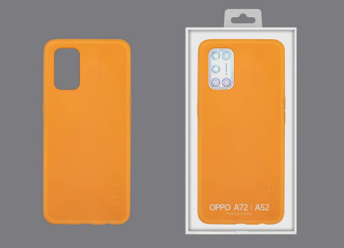 OPPO LIQUID SILICON CASE A52/A72 NARANJA (Ref.3061992)