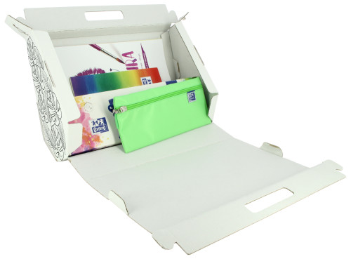 OXFORD - KIT KIDS1 BLOCS DIBUJO+BLOC ACUARELA/TEMPERA+ESTUCHE KANGOO+TEMPERAS (Ref.400169566)