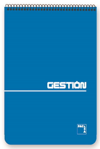 PACSA - BLOC ESPIRAL SERIE GESTION TAPA BLANDA 60 GRS.FOLIO (215X310MM.) 80 HOJAS CUADRÍCULA 4X4 SIN MARGEN (Ref.16371)