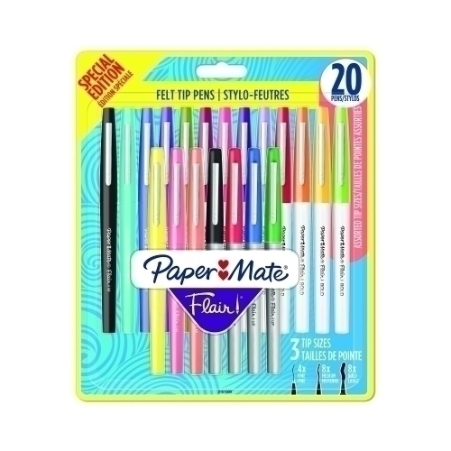 PAPER MATE - ROTUL. FLAIR PACK GRANDE B/20 (Ref.2161989)