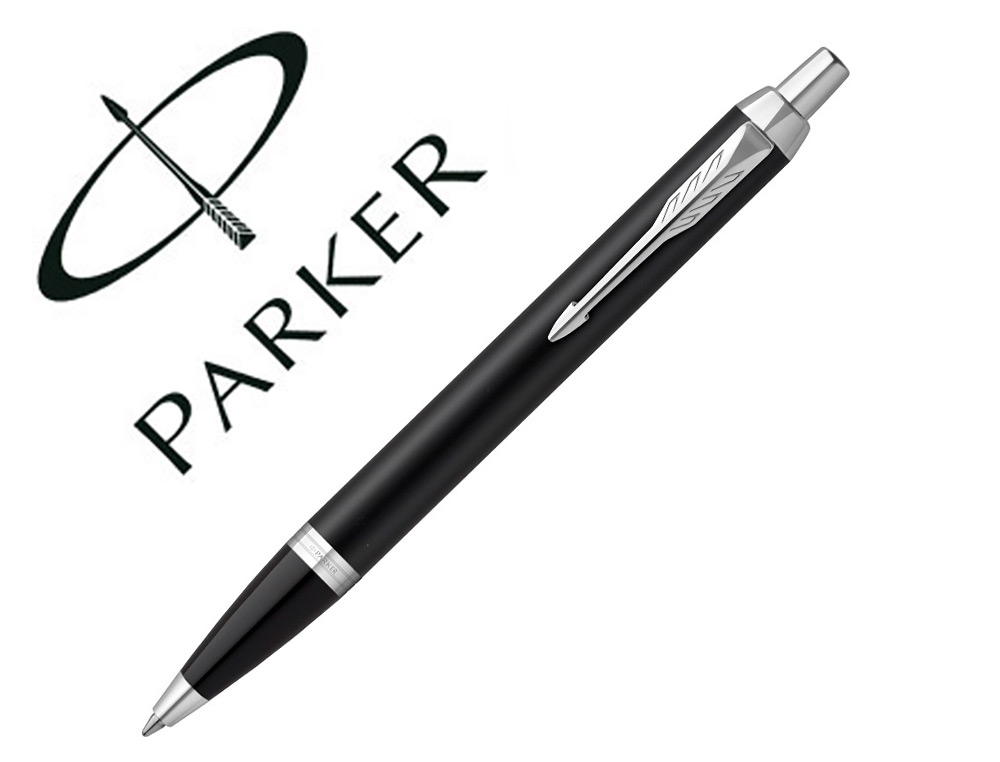 PARKER - BOLÍGRAFO IM CUERPO NEGRO MATE/CROMADO (Ref.2143632)