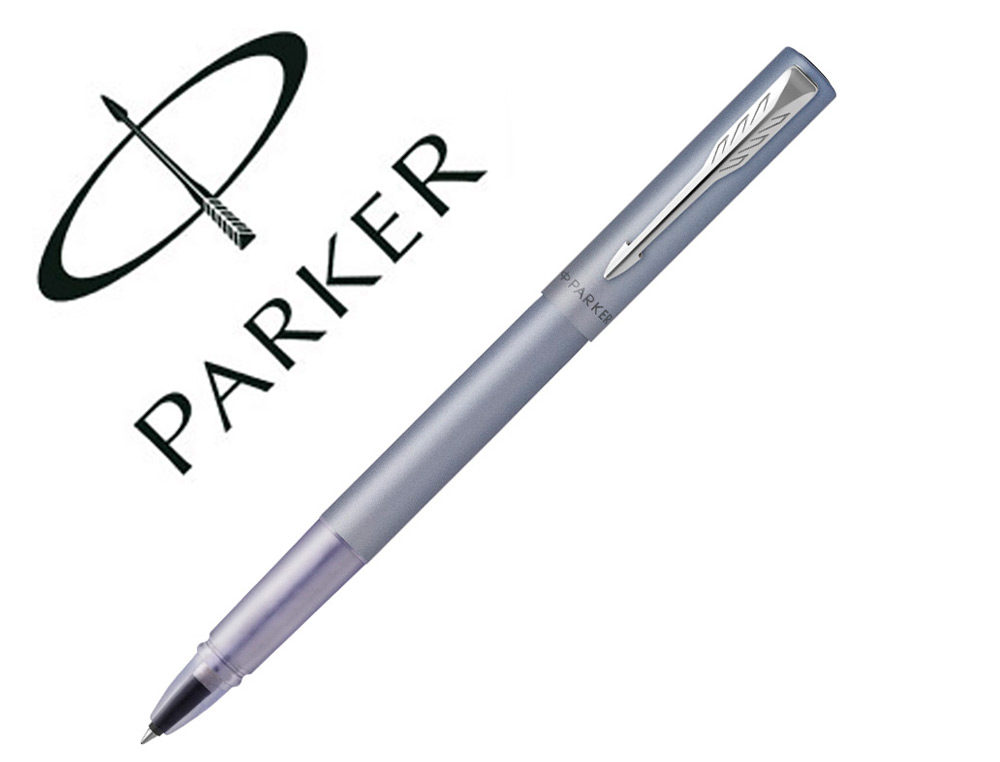 PARKER - ROLLER VECTOR XL SILVER BLUE PUNTA FINA (Ref.2159775)