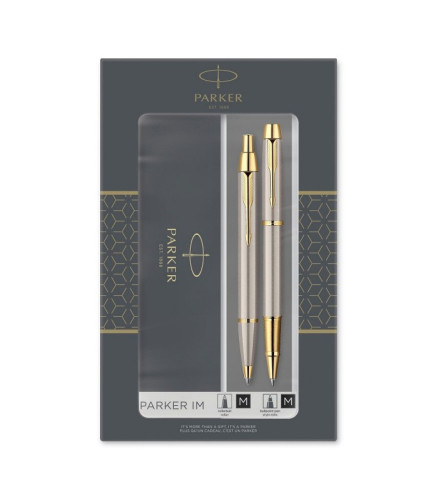 PARKER - SET DUO PUMA + BOLÍGRAFO IM ACERO GT (Ref.2093217)