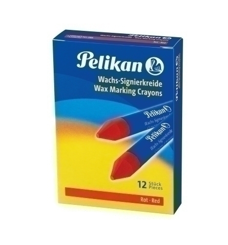 PELIKAN - CERA MARCADORA BLANDA 772 ROJO (CAJA de 12) (Ref.701086)