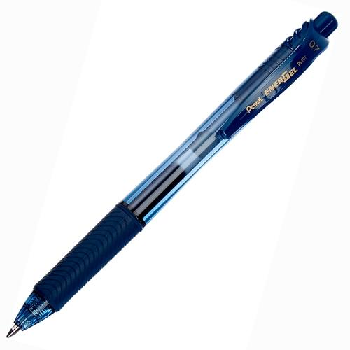 PENTEL - BOLÍGRAFO ENERGEL RETRÁCTIL PUNTA 0.7MM AZUL MARINO -12U- (Ref.BL107-CAX)