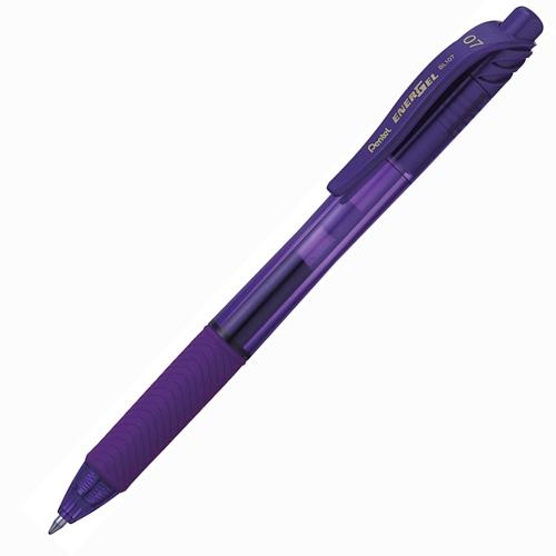 PENTEL - BOLÍGRAFO ENERGEL RETRÁCTIL PUNTA 0.7MM VIOLETA -12U- (Ref.BL107-VX)