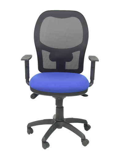 PIQUERAS Y CRESPO - SILLA JORQUERA MALLA NEGRA ASIENTO BALI AZUL (Ref.15SNBALI229)