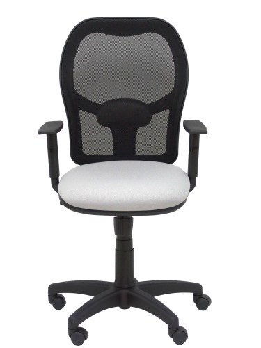 PIQUERAS Y CRESPO - SILLA OPERATIVA SINCRONIZADA MOD. ALOCÉN REGULABLE RESPALDO DE MALLA ASIENTO GRIS (Ref.345SM840B40B10CRN)