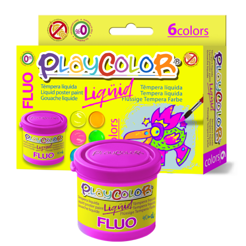PLAYCOLOR - Liqüid Pintura para carteles 40 ml 6 pieza(s) (Ref.20111)