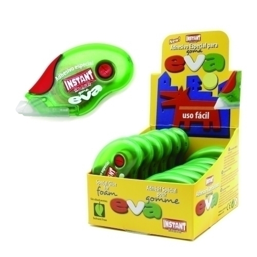 PLAYCOLOR - ROLLER ADHESIVO INSTANT CASSETTE ESPECIAL GOMA EVA (Ref.25351)
