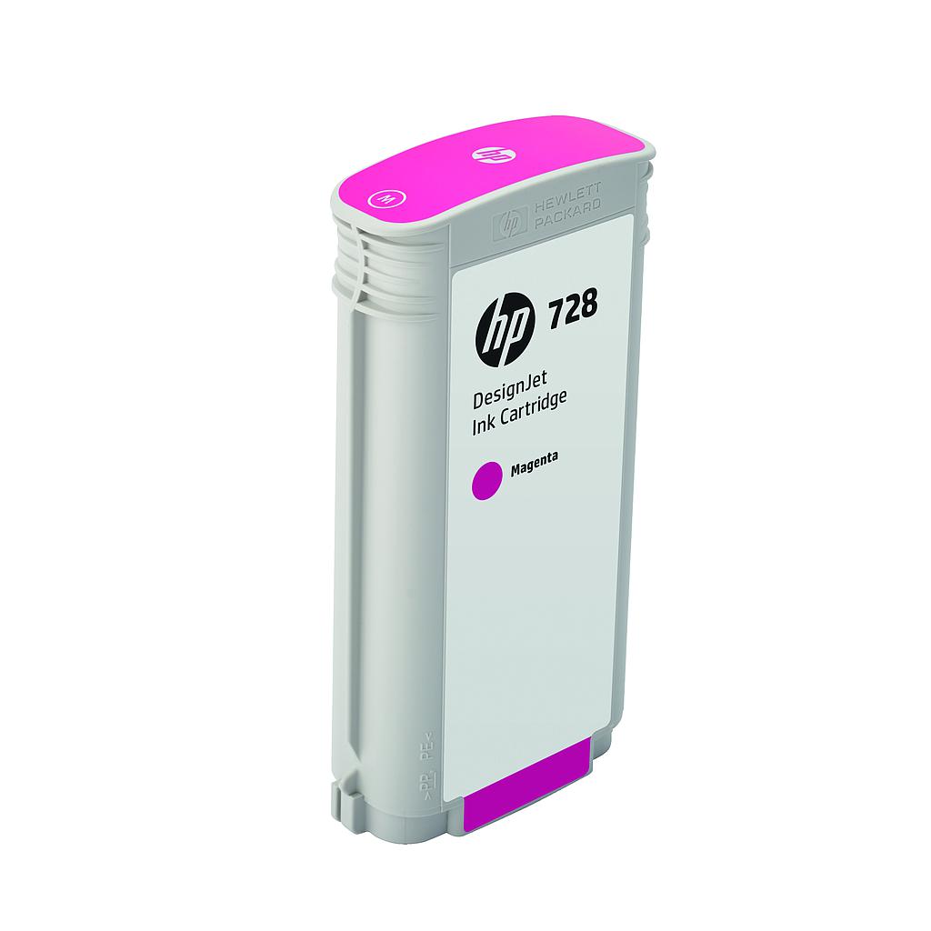 HP ( HEWLETT PACKARD ) - Cartuchos ORIGINALES Inyección De Tinta 728 130-ml magenta para DesignJet T730 Printer, T830 MFP() (Ref.F9J66A)