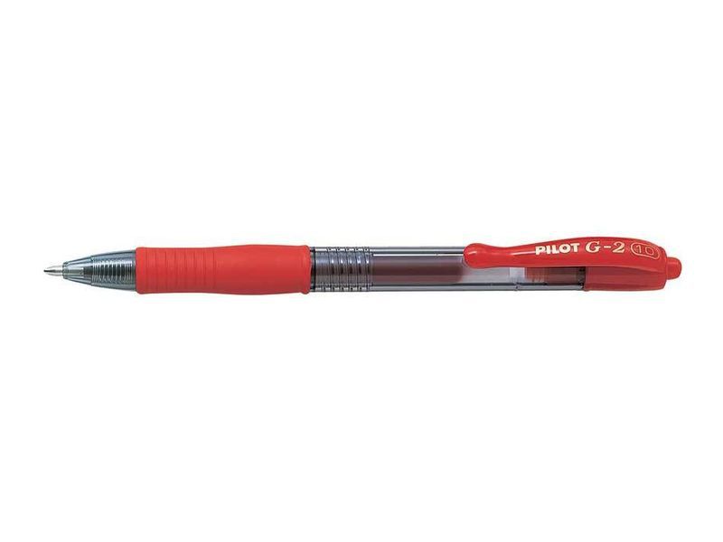 PILOT - Roller G-2 Rojo Trazo 0,4 mm Tinta gel (Ref.BL-G2-7-R / NG2R)