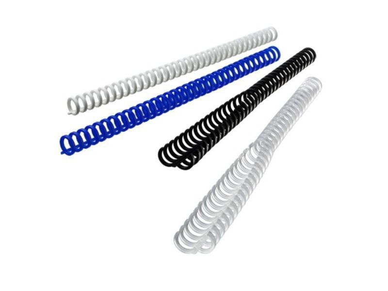 GBC - Canutillos IbiClick 50ud Transparente lomo 8mm 45 h (Ref.387302E)