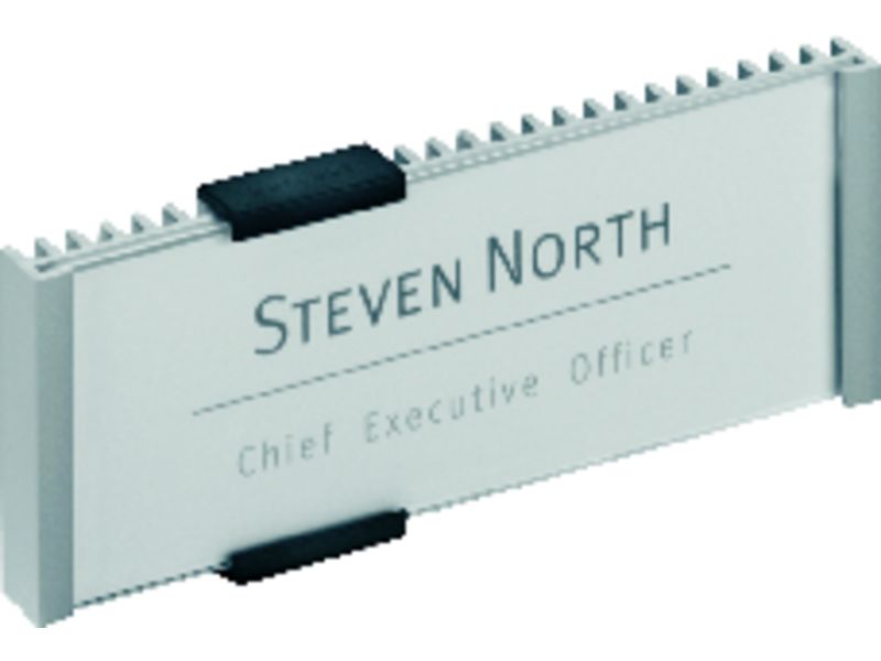 DURABLE - Rotulo Informacion Info Sign 210x148,5mm Para puertas aluminio Metalico (Ref.4805-23)