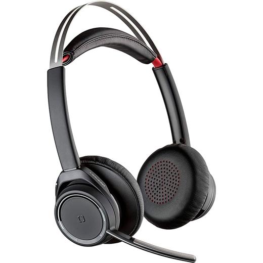 POLY - AURICULARES VOYAGER FOCUS UC B825-M DIADEMA BINAURALES C/ MICRÓFONO USB BLUETOOTH NEGRO (Ref.202652-104)