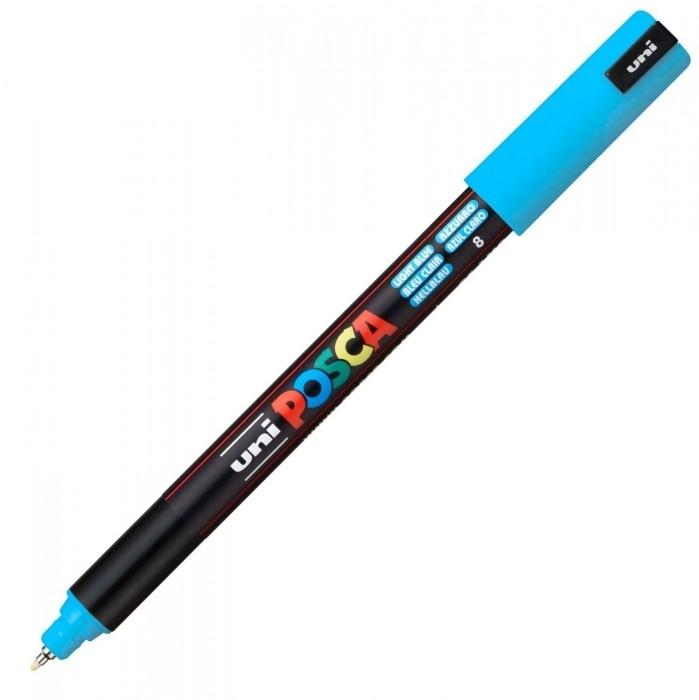 POSCA - MARCADOR T.OPACA NO PERM. UNI 0,7 EF (PC-1MR) AZUL CLARO (Ref.265231000/089821000)