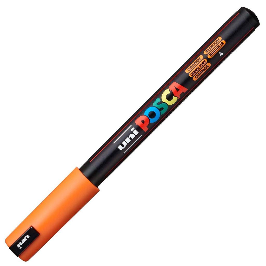 POSCA - MARCADOR T.OPACA NO PERM. UNI 0,7 EF (PC-1MR) NARANJA (Ref.265215000/089805000)