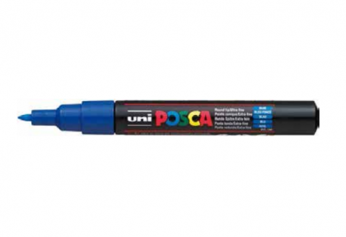 POSCA - MARCADOR T.OPACA NO PERM. UNI 0,7 F (PC-1M) AZUL (Ref.265025000/017921000)