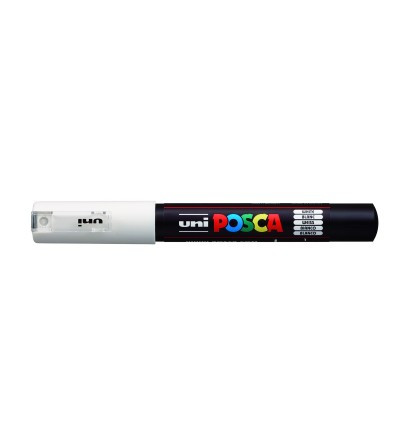 POSCA - MARCADOR T.OPACA NO PERM. UNI 0,7 F (PC-1M) BLANCO (Ref.264895000/017756000)