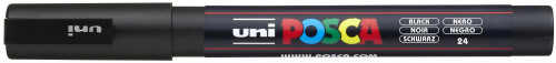 POSCA - MARCADOR T.OPACA NO PERM. UNI 0,9 (PC-3M) NEGRO (Ref.263673000/156638000)