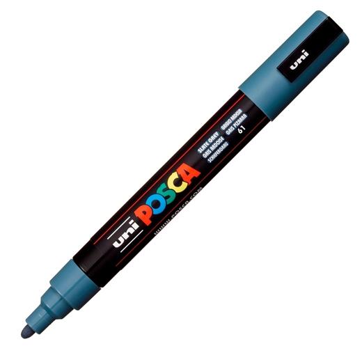 POSCA - MARCADOR T.OPACA NO PERM. UNI 1,8 (PC-5M) GRIS PIZARRA (Ref.264424000/107490000)