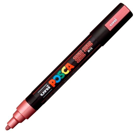 POSCA - MARCADOR T.OPACA NO PERM. UNI 1,8 (PC-5M) ROJO METALICO (Ref.264457000/113563000)