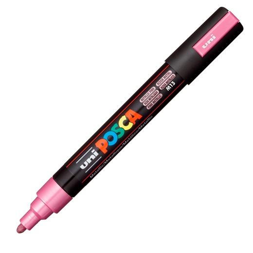 POSCA - MARCADOR T.OPACA NO PERM. UNI 1,8 (PC-5M) ROSA METALICO (Ref.264473000/113589000)