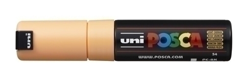 POSCA - MARCADOR T.OPACA NO PERM. UNI 8,0 (PC-8K) NARANJA CLARO (Ref.707695000)