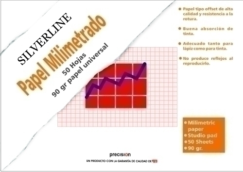 PRECISION - BLOCK DE DIBUJO CG MILIMETRADO A3 50h MOD.510 (Ref.1235150102)
