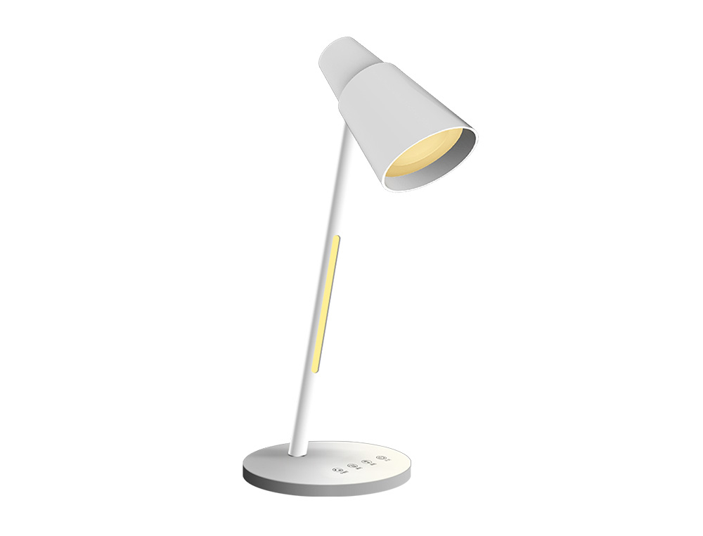 Q-CONNECT - LAMPARA DE OFICINA SOBREMESA ABS TACTIL 6W 32 LED 330LM COLOR BLANCO (Ref.KF10974)