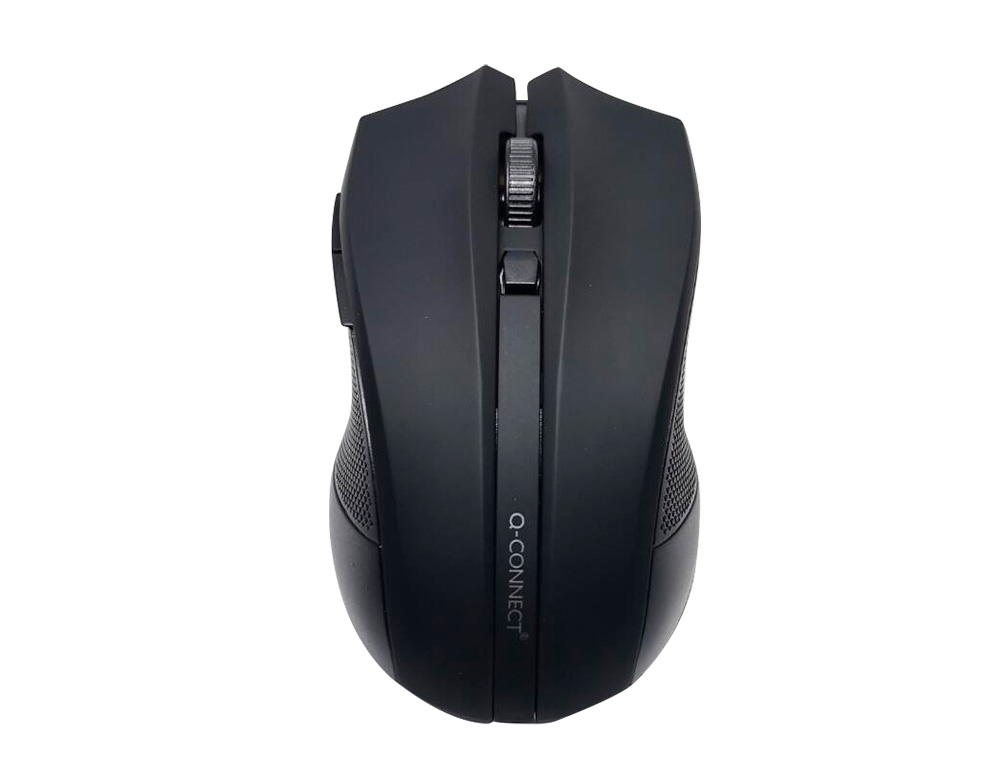 Q-CONNECT - RATON OPTICO INALAMBRICO 1000 DPI RECEPTOR USB 2,4 GHZ NEGRO (Ref.KF10969)