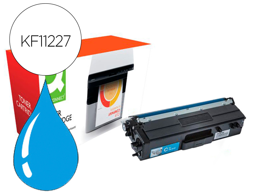 Q-CONNECT - TONER COMPATIBLE BROTHER TN910C HL-L9310 CIAN 9000 PAGINAS (Ref.KF11227)