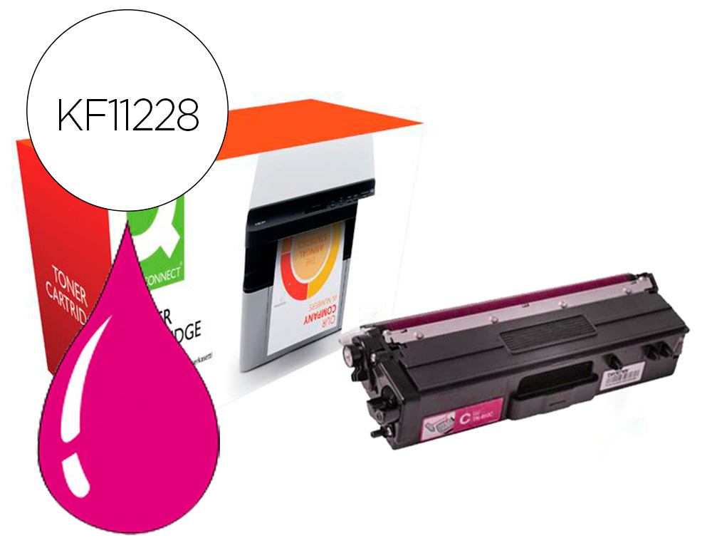 Q-CONNECT - TONER COMPATIBLE BROTHER TN910M HL-L9310 MAGENTA 9000 PAGINAS (Ref.KF11228)
