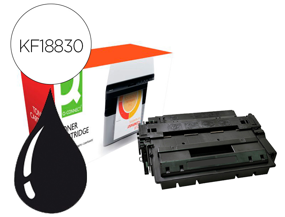 Q-CONNECT - TONER COMPATIBLE CANON C724-HY I-SENSYS LBP 6750 / 6780 ALTO RENDIMIENTO NEGRO 12500 PAGINAS (Ref.KF18830)