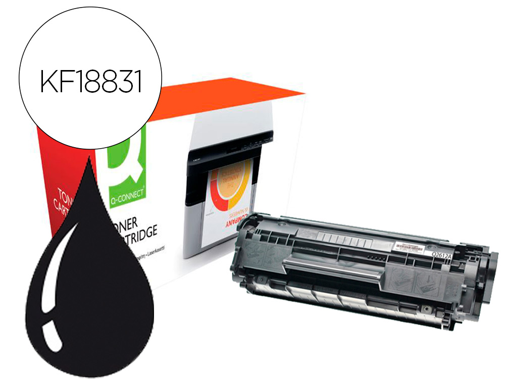 Q-CONNECT - TONER COMPATIBLE CANON FX10-XL I-SENSYS FAX L-100 / 120 XXL NEGRO 4000 PAGINAS (Ref.KF18831)
