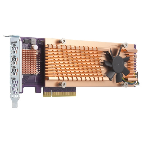 QNAP - tarjeta y adaptador de interfaz PCIe Interno (Ref.QM2-4P-384)