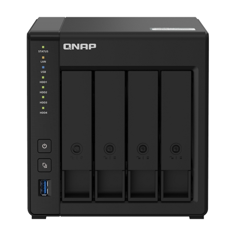 QNAP - TS-451D2 NAS Tower Ethernet J4025 (Ref.TS-451D2-2G)