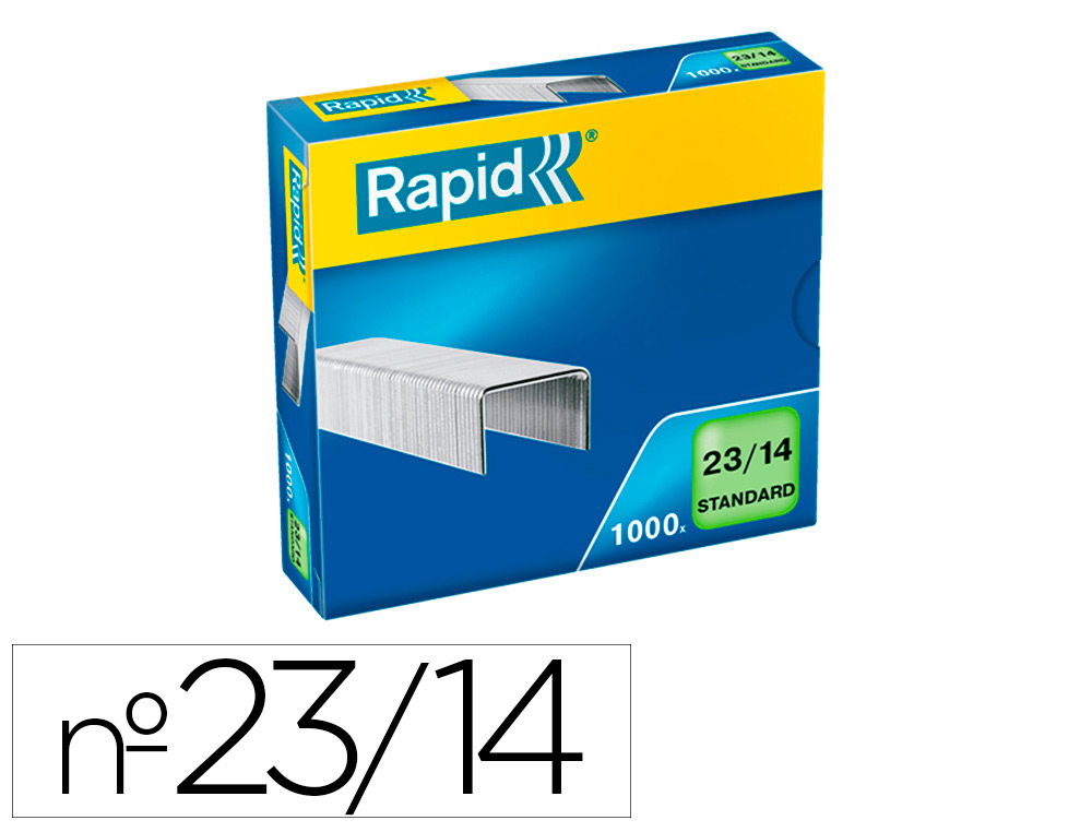RAPID - GRAPAS 23/14 MM GALVANIZADA CAJA DE 1000 UNIDADES (Ref.24869500)