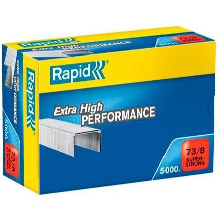 RAPID - GRAPAS SUPER STRONG 73/8 GALVANIZADAS -CAJA DE 5000- (Ref.24890300)