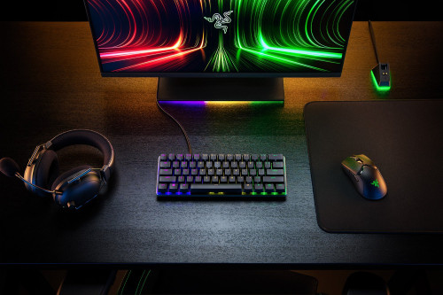 RAZER - Huntsman Mini teclado USB QWERTY Inglés de EE. UU. Negro (Ref.RZ03-04340100-R3M1)