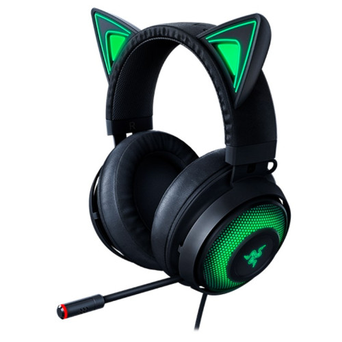 RAZER - Kraken Kitty Edition Auriculares Diadema Negro, Verde (Ref.RZ04-02980100-R3M1)
