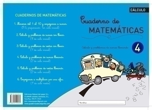 REBOST - CUADERNO (CAS.) MATEMATICAS Nº 4 (Ref.MAT.Nº4)