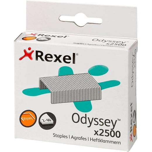 REXEL - GRAPAS ODYSSEY GALVANIZADAS -CAJA DE 2500- (Ref.2100050)