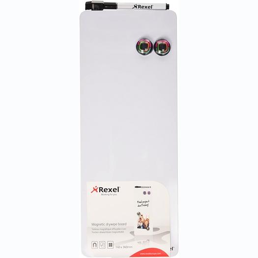 REXEL - PIZARRA HOGAR MAGNÉTICA 140X360 MM BLANCO (Ref.1903764)